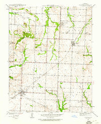 Harwood Missouri Historical topographic map, 1:24000 scale, 7.5 X 7.5 Minute, Year 1939