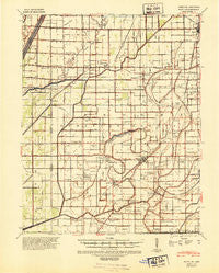 Hayti Missouri Historical topographic map, 1:62500 scale, 15 X 15 Minute, Year 1940