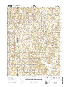 Hemple Missouri Current topographic map, 1:24000 scale, 7.5 X 7.5 Minute, Year 2014