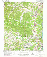 Herculaneum Missouri Historical topographic map, 1:24000 scale, 7.5 X 7.5 Minute, Year 1954