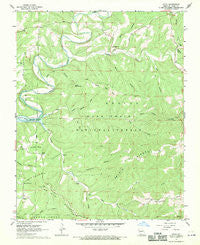 Hilda Missouri Historical topographic map, 1:24000 scale, 7.5 X 7.5 Minute, Year 1967