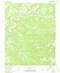 Hilda Missouri Historical topographic map, 1:24000 scale, 7.5 X 7.5 Minute, Year 1967