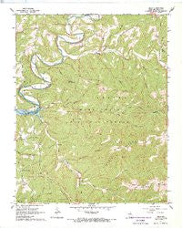 Hilda Missouri Historical topographic map, 1:24000 scale, 7.5 X 7.5 Minute, Year 1967