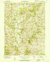 Hilldale Missouri Historical topographic map, 1:24000 scale, 7.5 X 7.5 Minute, Year 1952