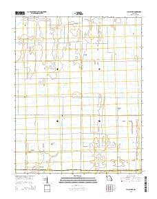 Hills Store Missouri Current topographic map, 1:24000 scale, 7.5 X 7.5 Minute, Year 2015