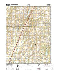 Holt Missouri Current topographic map, 1:24000 scale, 7.5 X 7.5 Minute, Year 2014