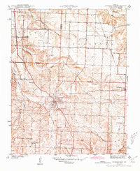 Humansville Missouri Historical topographic map, 1:24000 scale, 7.5 X 7.5 Minute, Year 1944