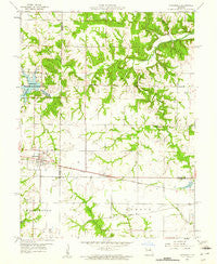 Hunnewell Missouri Historical topographic map, 1:24000 scale, 7.5 X 7.5 Minute, Year 1959