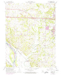 Huntsdale Missouri Historical topographic map, 1:24000 scale, 7.5 X 7.5 Minute, Year 1967