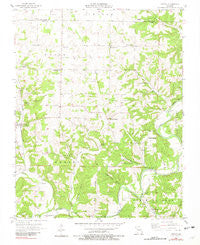 Hurley Missouri Historical topographic map, 1:24000 scale, 7.5 X 7.5 Minute, Year 1955