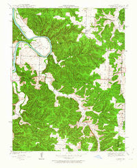 Iconium Missouri Historical topographic map, 1:24000 scale, 7.5 X 7.5 Minute, Year 1940