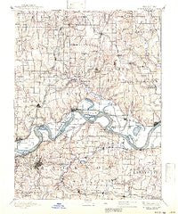 Independence Missouri Historical topographic map, 1:125000 scale, 30 X 30 Minute, Year 1894