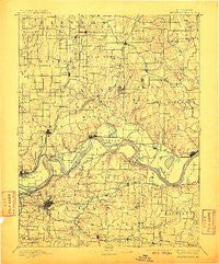 Independence Missouri Historical topographic map, 1:125000 scale, 30 X 30 Minute, Year 1894