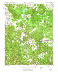 Ironton Missouri Historical topographic map, 1:62500 scale, 15 X 15 Minute, Year 1945