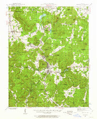 Ironton Missouri Historical topographic map, 1:62500 scale, 15 X 15 Minute, Year 1945