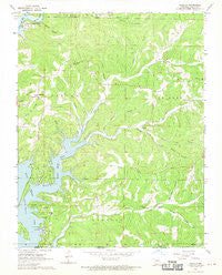 Isabella Missouri Historical topographic map, 1:24000 scale, 7.5 X 7.5 Minute, Year 1968