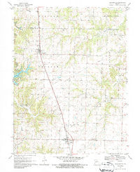 Jacksonville Missouri Historical topographic map, 1:24000 scale, 7.5 X 7.5 Minute, Year 1971