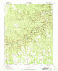 Jam Up Cave Missouri Historical topographic map, 1:24000 scale, 7.5 X 7.5 Minute, Year 1968