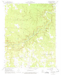 Jam Up Cave Missouri Historical topographic map, 1:24000 scale, 7.5 X 7.5 Minute, Year 1968