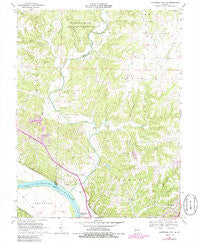 Jefferson City NW Missouri Historical topographic map, 1:24000 scale, 7.5 X 7.5 Minute, Year 1969