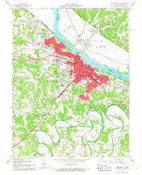 Jefferson City Missouri Historical topographic map, 1:24000 scale, 7.5 X 7.5 Minute, Year 1967