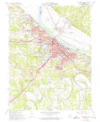 Jefferson City Missouri Historical topographic map, 1:24000 scale, 7.5 X 7.5 Minute, Year 1967