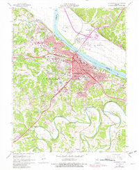 Jefferson City Missouri Historical topographic map, 1:24000 scale, 7.5 X 7.5 Minute, Year 1967