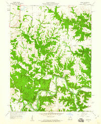 Joanna Missouri Historical topographic map, 1:24000 scale, 7.5 X 7.5 Minute, Year 1959