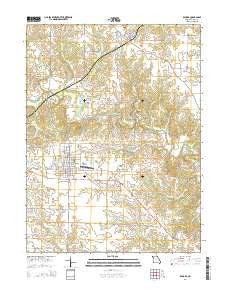 Kahoka Missouri Current topographic map, 1:24000 scale, 7.5 X 7.5 Minute, Year 2014