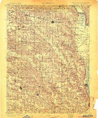 Kahoka Missouri Historical topographic map, 1:125000 scale, 30 X 30 Minute, Year 1903