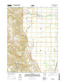 Kahoka SE Missouri Current topographic map, 1:24000 scale, 7.5 X 7.5 Minute, Year 2014