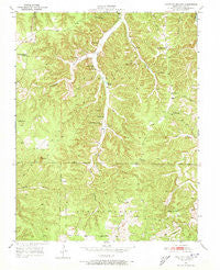 Kaintuck Hollow Missouri Historical topographic map, 1:24000 scale, 7.5 X 7.5 Minute, Year 1950