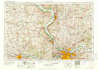 Kansas City Missouri Historical topographic map, 1:250000 scale, 1 X 2 Degree, Year 1960