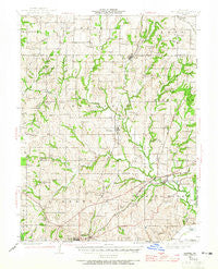 Kearney Missouri Historical topographic map, 1:62500 scale, 15 X 15 Minute, Year 1942
