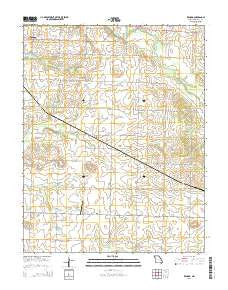 Kenoma Missouri Current topographic map, 1:24000 scale, 7.5 X 7.5 Minute, Year 2015
