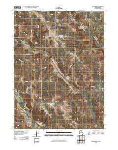 Kilwinning Missouri Historical topographic map, 1:24000 scale, 7.5 X 7.5 Minute, Year 2010