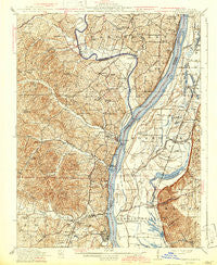 Kimmswick Missouri Historical topographic map, 1:62500 scale, 15 X 15 Minute, Year 1916