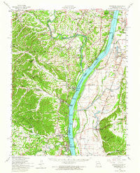 Kimmswick Missouri Historical topographic map, 1:62500 scale, 15 X 15 Minute, Year 1954
