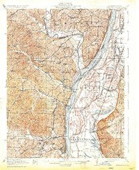 Kimmswick Missouri Historical topographic map, 1:62500 scale, 15 X 15 Minute, Year 1916