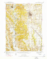 Kirksville Missouri Historical topographic map, 1:62500 scale, 15 X 15 Minute, Year 1938