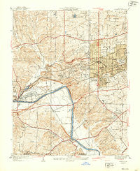 Kirkwood Missouri Historical topographic map, 1:24000 scale, 7.5 X 7.5 Minute, Year 1940