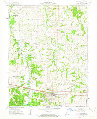 Knob Noster Missouri Historical topographic map, 1:24000 scale, 7.5 X 7.5 Minute, Year 1962