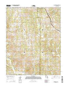 Koshkonong Missouri Current topographic map, 1:24000 scale, 7.5 X 7.5 Minute, Year 2015