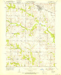 La Belle Missouri Historical topographic map, 1:24000 scale, 7.5 X 7.5 Minute, Year 1951