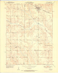 La Belle Missouri Historical topographic map, 1:24000 scale, 7.5 X 7.5 Minute, Year 1951