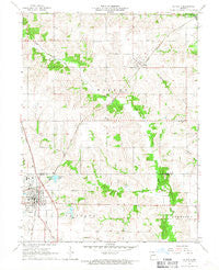 La Plata Missouri Historical topographic map, 1:24000 scale, 7.5 X 7.5 Minute, Year 1966
