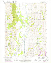 Lagonda Missouri Historical topographic map, 1:24000 scale, 7.5 X 7.5 Minute, Year 1953