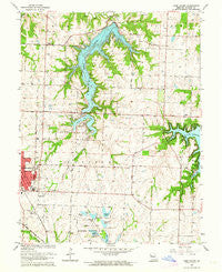 Lake Jacomo Missouri Historical topographic map, 1:24000 scale, 7.5 X 7.5 Minute, Year 1963