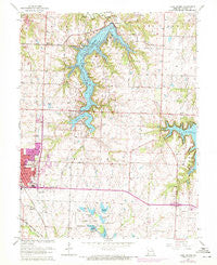 Lake Jacomo Missouri Historical topographic map, 1:24000 scale, 7.5 X 7.5 Minute, Year 1963