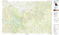 Lake Of The Ozarks Missouri Historical topographic map, 1:100000 scale, 30 X 60 Minute, Year 1983